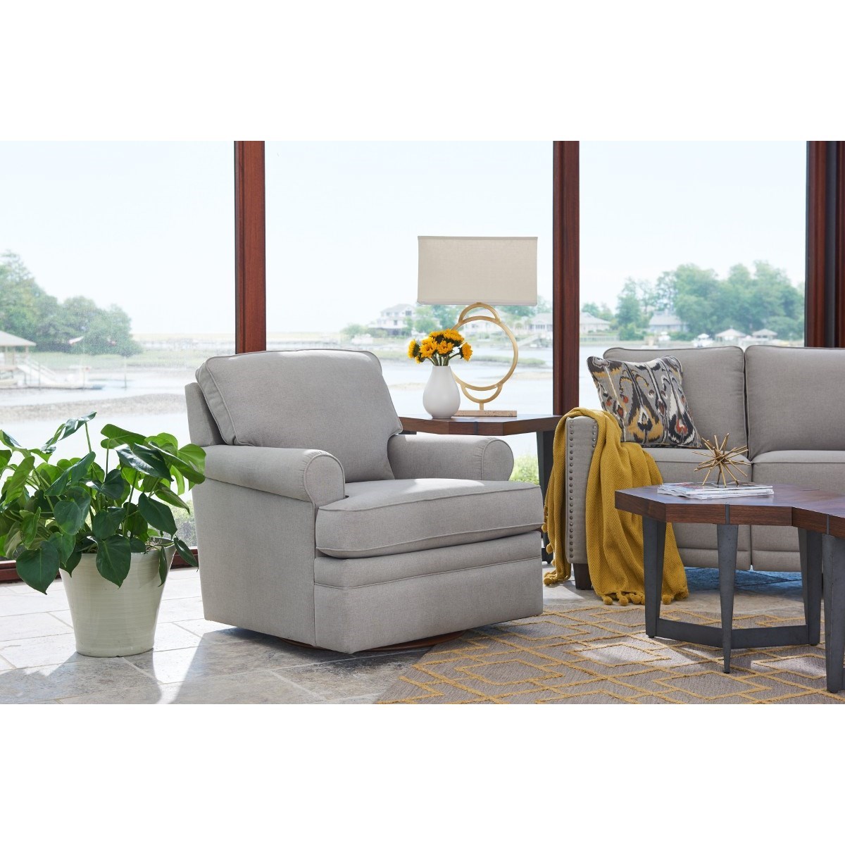 Lazy boy cheap midtown swivel glider
